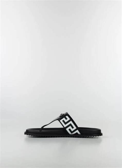 versace schoenen heren|versace men's slippers.